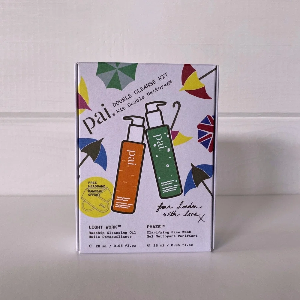 PAI Skincare Double Cleanse Kit NIB Light Work Cleansing Oil Phaze PHA Face Wash